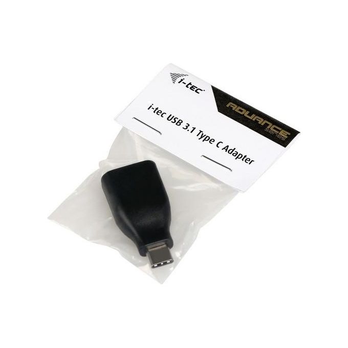 I-Tec U31TYPECAdattatore per Inversione del Genere dei Cavi Usb 3.1 Type-c Usb 3.0 Type-a Nero