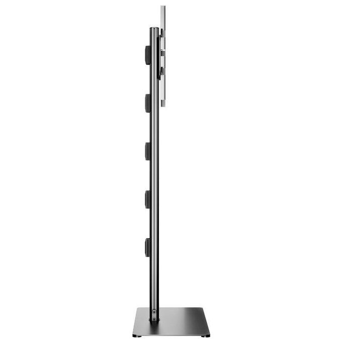 Multibrackets 2425 M Display Stand Supporto da Pavimento per Schermo 24-63'' Portata 50 Kg VESA 200x200-700x400 mm colore Nero