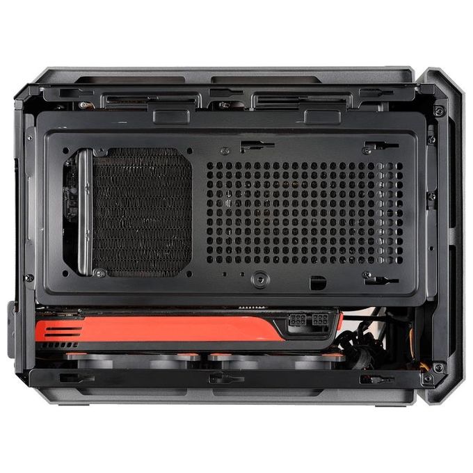 COUGAR QBX Cube Case No-Power minITX Nero per montaggio di PC compatti e performanti