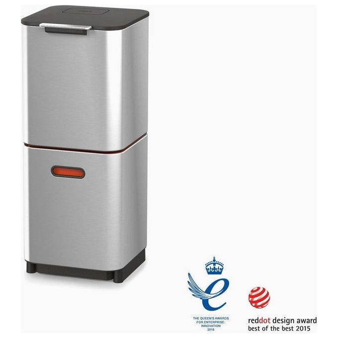 Joseph Joseph Pattumiera Totem 40 Litri Inox