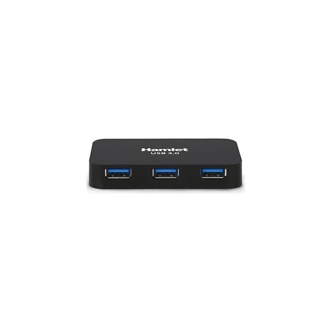 Hamlet Hub 4 Porte Usb 3.0 Alimentatore Esterno10w