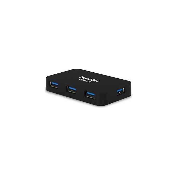 Hamlet Hub 4 Porte Usb 3.0 Alimentatore Esterno10w