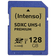 Intenso 3421491 SD-Karte UHS-I Premium Scheda di memoria 128 GB UHS-I Classe 10 velocita' lettura 90 MB-s colore Blu