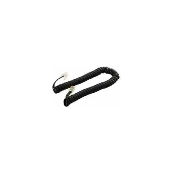 NuovaVideosuono 20-06 Cavo Telefonico Spiralato 4P4C Maschio Maschio 1 m colore Nero