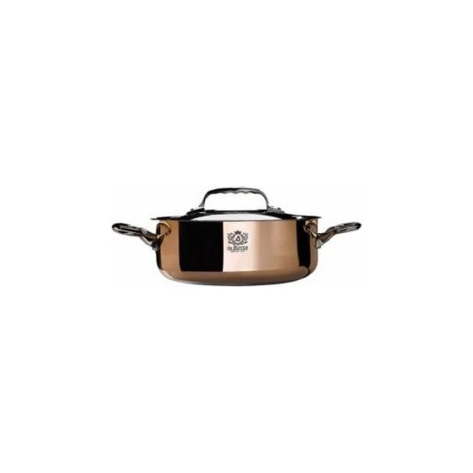 De Buyer Prima Matera Pentola Rame-Inox Bassa 24cm per Induzione