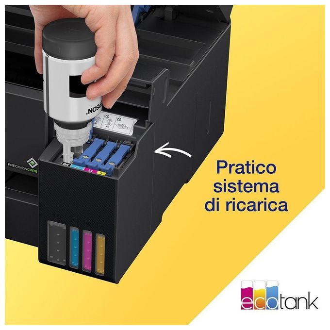 Epson C11CH96401 EcoTank ET-15000 Stampante Multifunzione Inkjet A3+ 4800x1200 DPI Wi-Fi Ethernet ADF Fronte Retro colore Nero