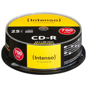 Intenso Cd-r 700mb 25pcs Cake Box 52x