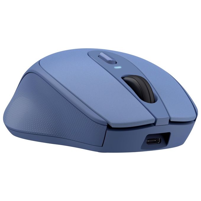 Trust Zaya Mouse Ambidestro RF Wireless Ottico 1600 DPI Blu