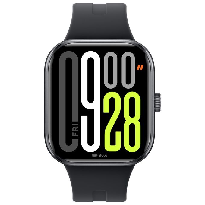 XIAOMI BHR9389GL Redmi Watch 5 Smartwatch con Display AMOLED 2.07'' Bluetooth 5 ATM GPS Integrato Autonomia 24 Giorni colore Nero
