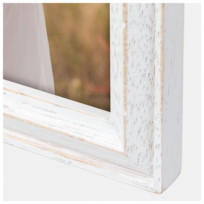 ZEP Rosel Bianco Cornice Portafoto 15x20cm in Legno