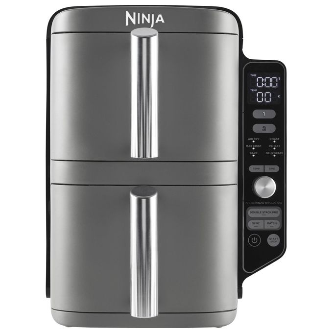Ninja SL400EU Double Stack XL Friggitrice ad aria 9,5 L 2470 W 6 programmi doppio cestello colore Grigio