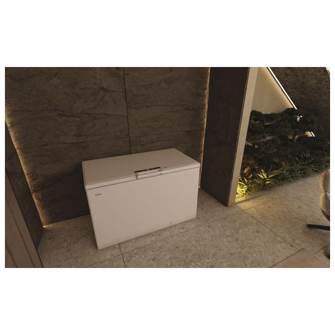 Haier HCE420E Serie 7 Congelatore a Pozzetto 418 L 84.5 cm Classe E 39 dB Low Frost Fast Freeze colore Bianco