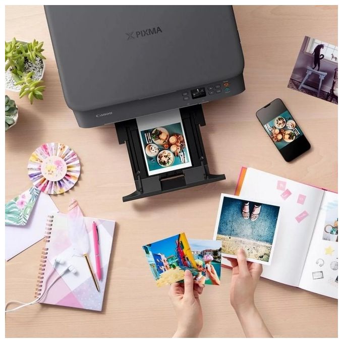 Canon 4462C086 PIXMA TS5350i Stampante Multifunzione Inkjet A4 4800x1200 DPI Wi-Fi Display OLED Stampa Fronte Retro colore Nero