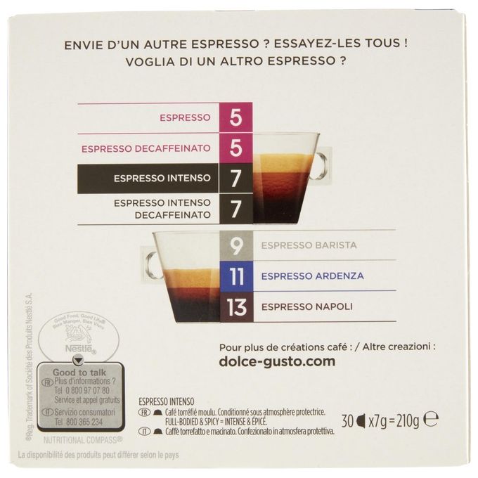 Nescafe Dolce Gusto Espresso Intenso 30 Capsule