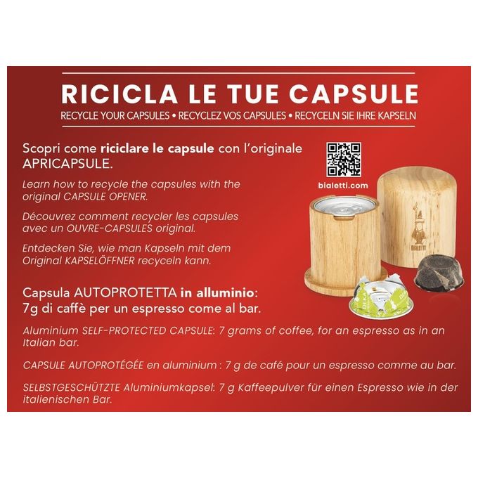 Bialetti Capsule Roma 72 Pezzi