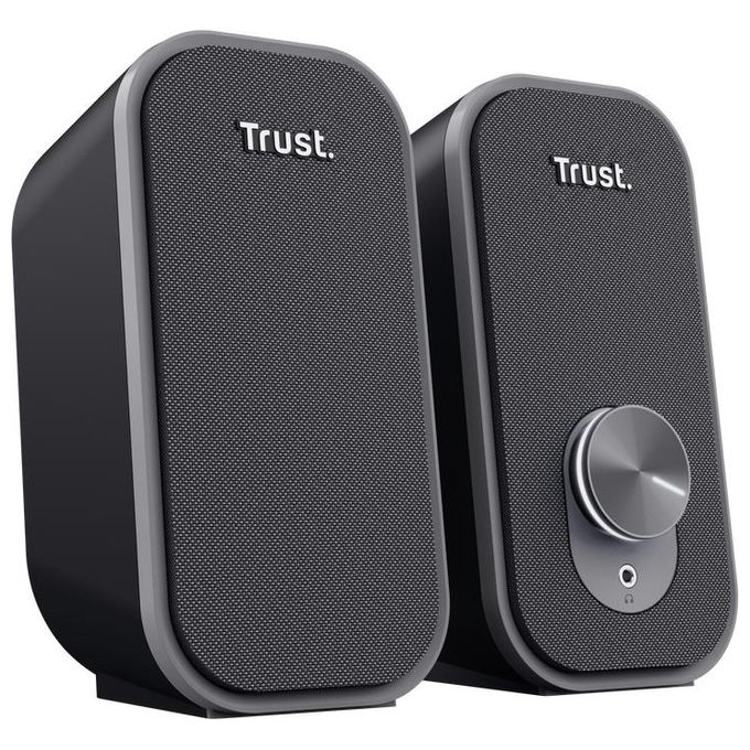 Trust, Altoparlante 2.0, 6W, Nero, Cablato