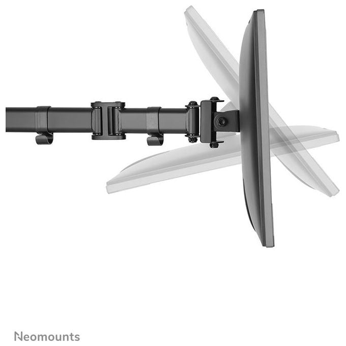 NewStar NeoMounts NM-D135BLACK KIT_ montaggio Nero Morsa per Monitor 10-30''