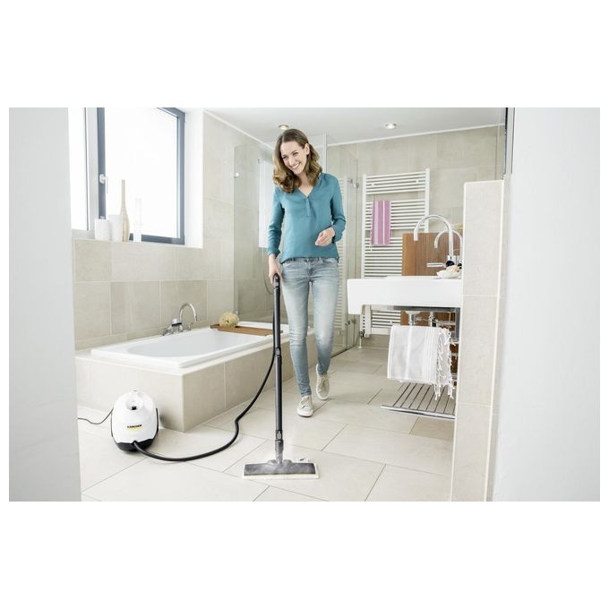 Kärcher 1.513-650.0 SC 3 EasyFix Pulitore a Vapore 1900W 3,5 bar Serbatoio 1L Superficie 75m² colore Bianco Nero