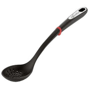 Lagostina 012196000013 Ingenio Smart Cucchiaione Scolapasta in Nylon Anello Antiscivolo Lavabile in Lavastoviglie colore Nero