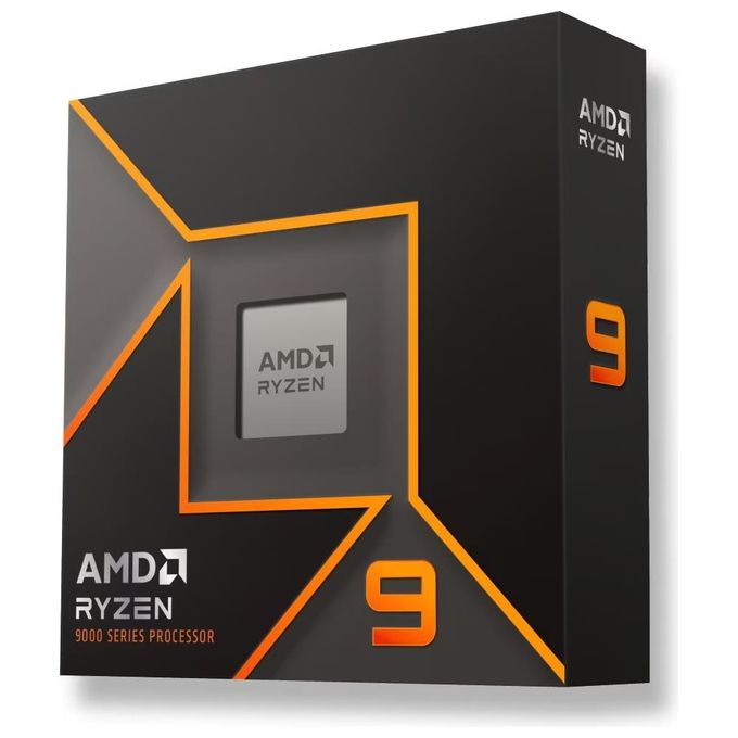 AMD RYZEN 9 9950X Processore Socket AM5 16 Core 32 Thread 4.3 GHz Boost 5.7 GHz 80 MB Cache TDP 170 W DDR5 PCIe 5.0