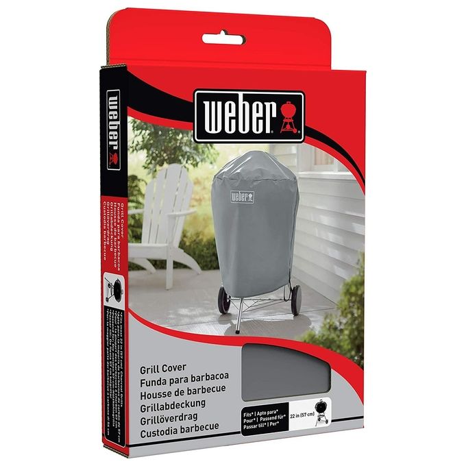 Weber 7176 Custodia per Barbecue a Carbone 57 cm compatibile Original Kettle Master-Touch colore Grigio