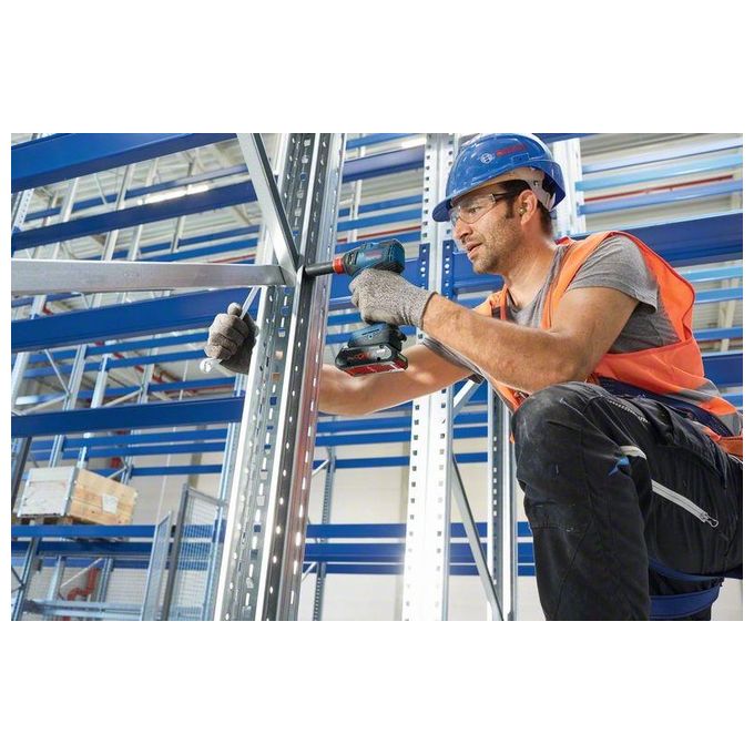 Bosch Professional 06019J2205 GDX 18V-200 Avvitatore a Impulsi 2 in 1 Motore Brushless 200 Nm Senza Batteria e Caricatore in L-BOXX 136 colore Nero