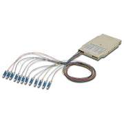Digitus A-96933-02-APC Cassetta di giunzione per fibra ottica 12 porte LC APC Singlemode OS2 9-125 µm colore Beige