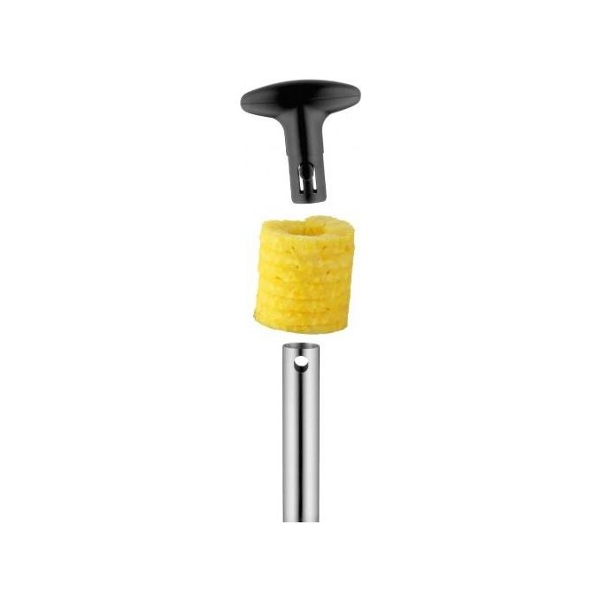 WMF 1873676030 Gourmet Affetta Ananas in Acciaio Inox Cromargan 18-10 con Impugnatura in Plastica di Alta Qualita' colore Nero