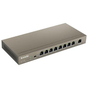 Tenda Switch 9p lan 10-100m Desktop 8porte poe- Metallo Garanzia 3 anni