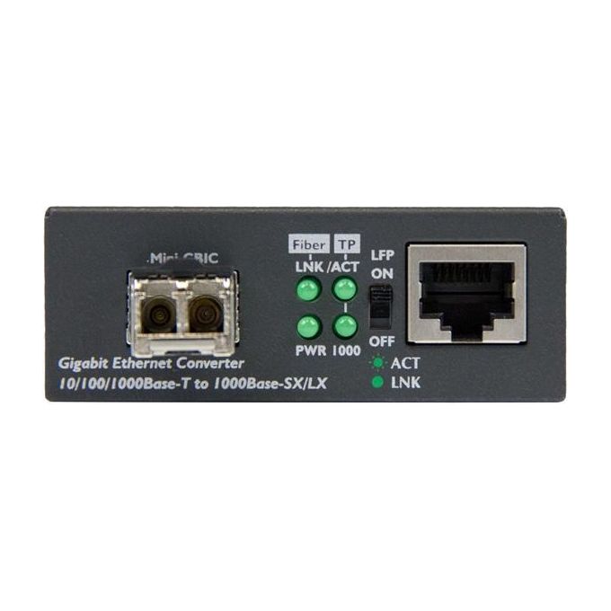 Startech Convertitore multimediale compatto Gigabit Ethernet a Fibra multimodale - 850 nm LC - 550 m