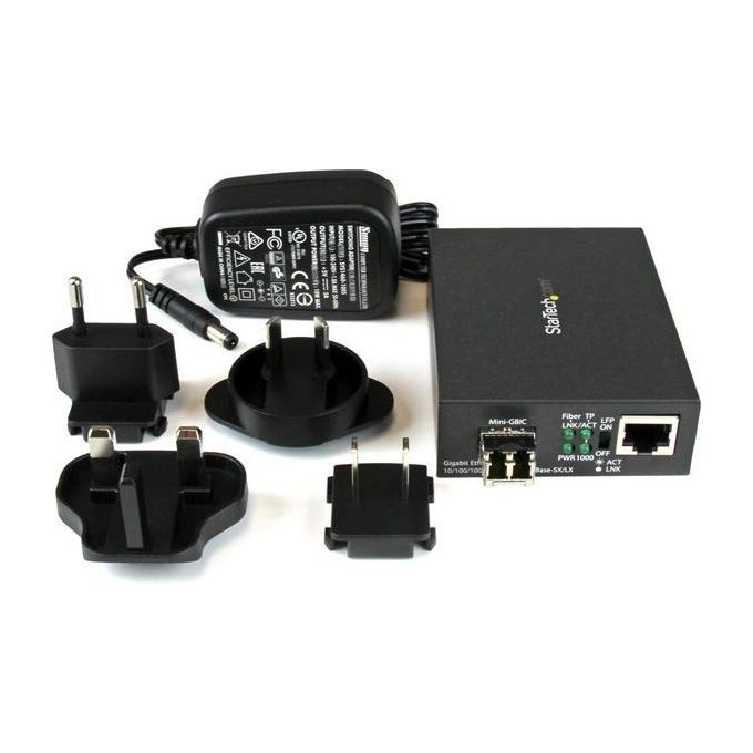 Startech Convertitore multimediale compatto Gigabit Ethernet a Fibra multimodale - 850 nm LC - 550 m