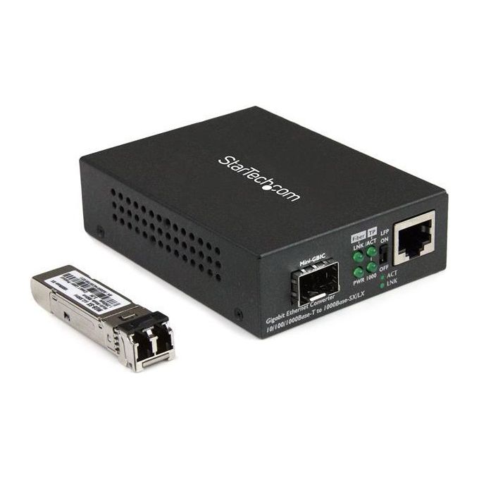 Startech Convertitore multimediale compatto Gigabit Ethernet a Fibra multimodale - 850 nm LC - 550 m