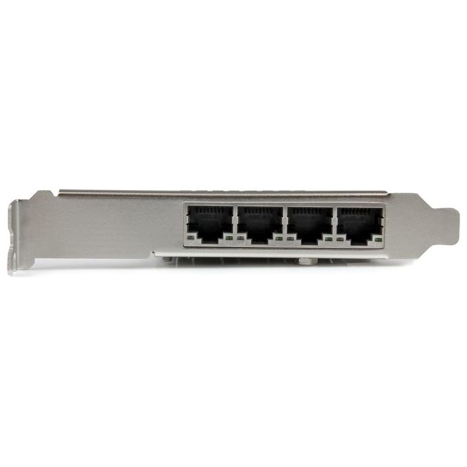 Startech Scheda di rete PCIe Gigabit Power over Ethernet a 4 porte - Adattatore PCI express - Intel I350 NIC