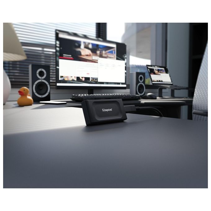 Kingston Technology SXS1000-2000G XS1000 SSD esterno 2 TB USB 3.2 Gen 2 velocita' fino a 1050 MB-s colore Nero