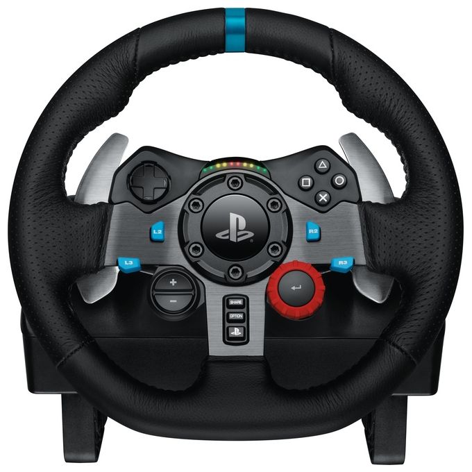 Logitech G29 Driving Force Sterzo e Pedali per Playstation 3-PlayStation 4 Nero