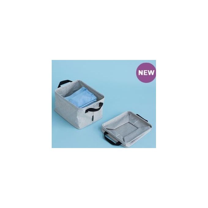 Brabantia Portabiancheria 35 Litri Pieghevole Grigio