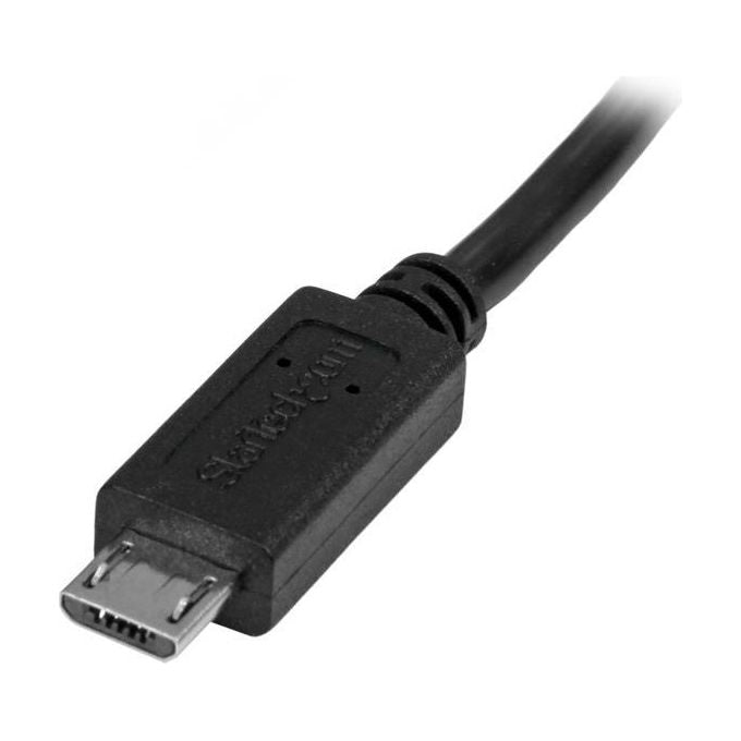 Startech.com Cavo prolunga Micro USB maschio a femmina - Cavo di estensione micro-USB di 50cm - Nero