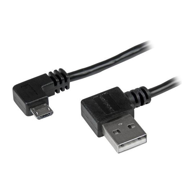 StarTech.com Cavo da Usb a micro USB con connettori ad angolo destro - M-M da 1 m Nero