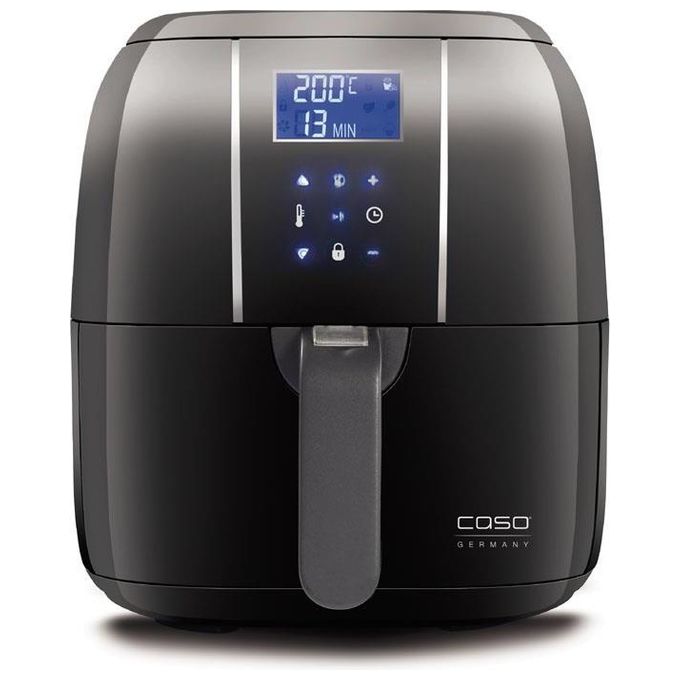 Caso 3172 Friggitrice ad aria 2,5 L 1400 W 6 programmi Display LCD colore Nero