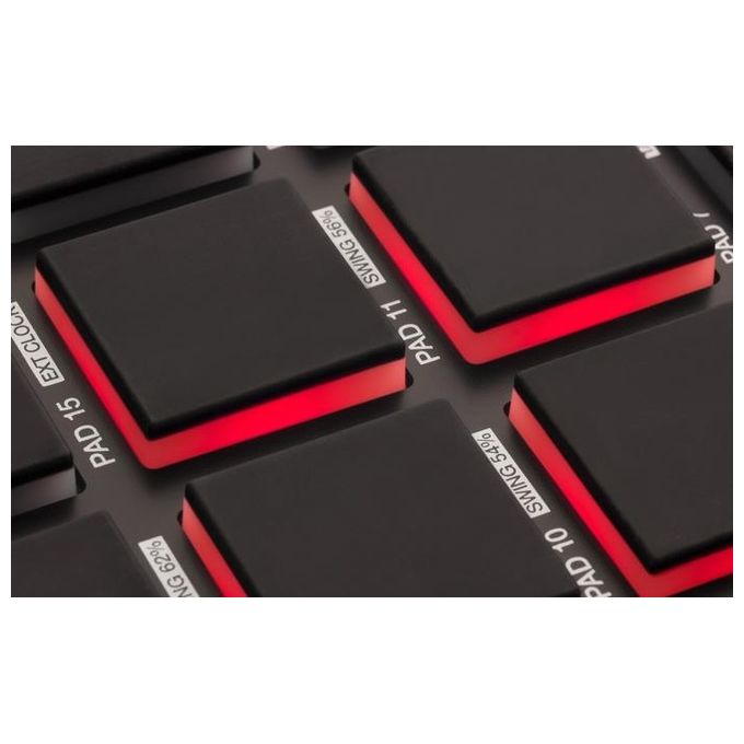 Akai Pro MPD218 Controller Midi Usb con 16x3 Pad MPC 6x3 Manopole + Ableton Live Lite MPC Essential e Strumenti Virtuali SONiVOX