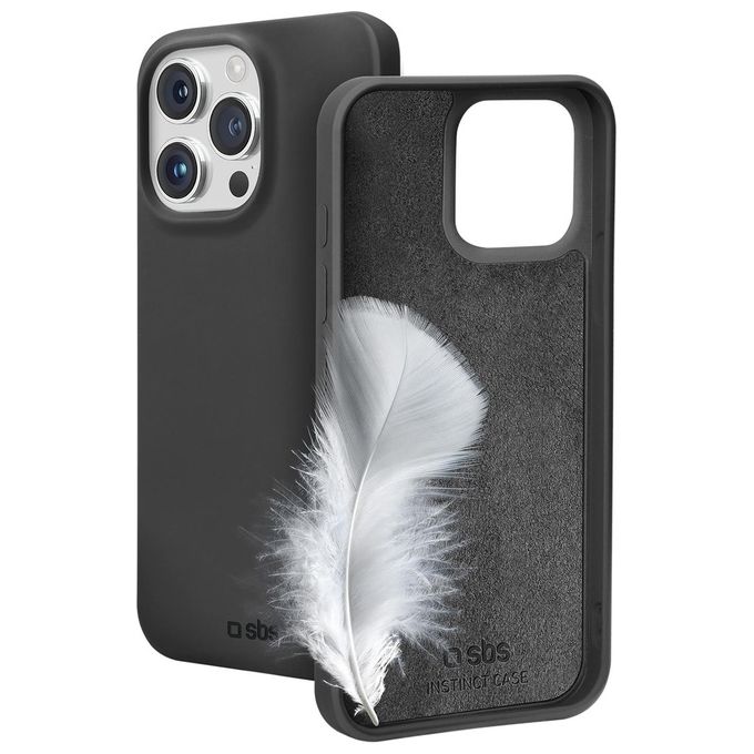 Sbs Cover Instinct per iPhone 15 Pro Nero