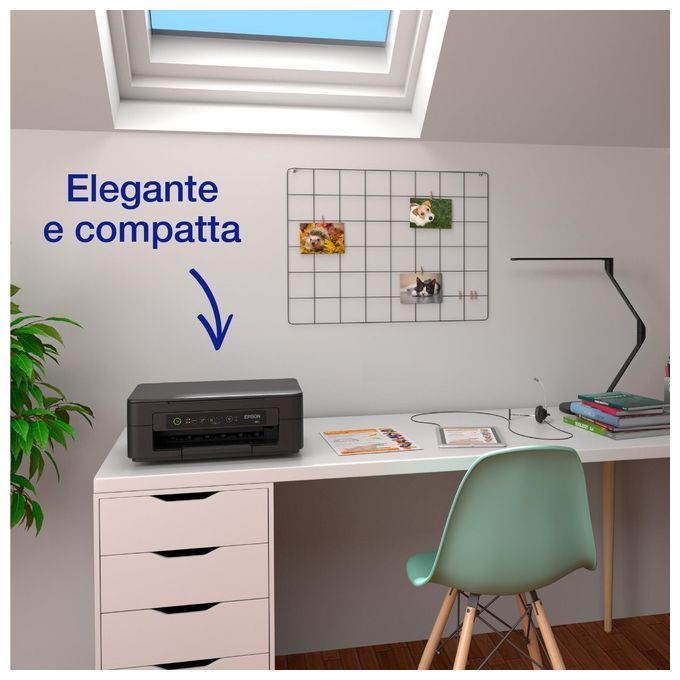 Epson C11CK67403 Expression Home XP-2200 Stampante Multifunzione Inkjet A4 Stampa Copia Scansione Wi-Fi Wi-Fi Direct Fronte Retro Manuale colore Nero