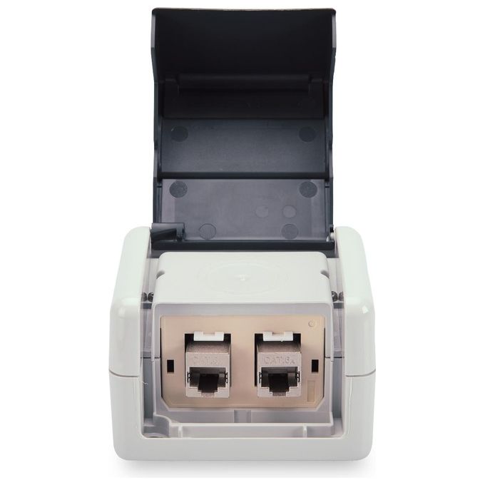 Digitus Scatola di Collegamento Dati per Modulo Keystone Ip44 Pompa con Coperchio Incernierato