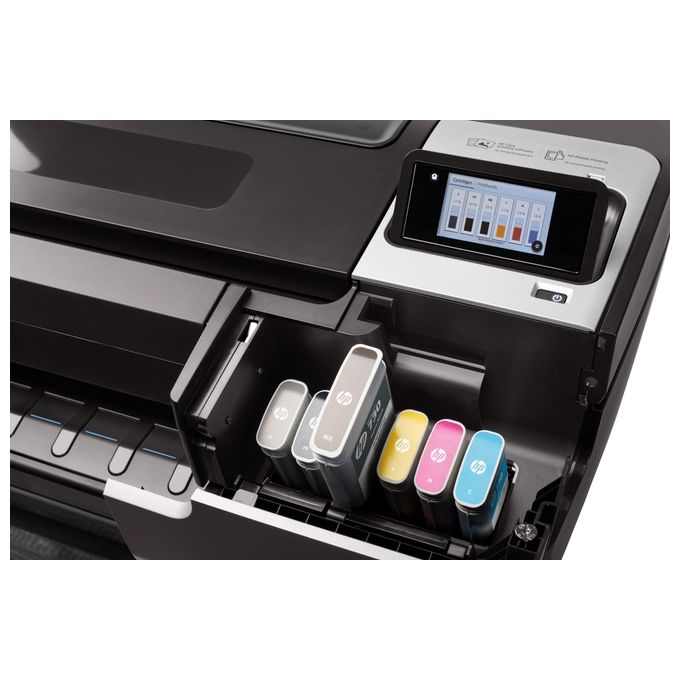 HP 1VD87A#B19 DesignJet T1700 Plotter Stampante 111.8 cm 116 stampe A1-h Adobe PostScript 3 Wi-Fi Gigabit LAN colore Nero