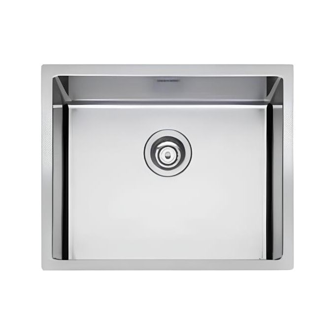 Apell SZ54FSFR Lavello da Incasso 1 Vasca 54x44 cm Acciaio Inox Spazzolato Sopratop Filotop Sottotop colore Acciaio