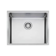 Apell SZ54FSFR Lavello da Incasso 1 Vasca 54x44 cm Acciaio Inox Spazzolato Sopratop Filotop Sottotop colore Acciaio