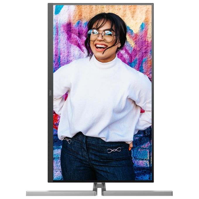 AOC U32U3CV U3 Monitor PC 31.5'' 4K UHD Nano IPS 3840x2160 4ms USB-C Hub 96W VESA Adaptive Sync colore Nero