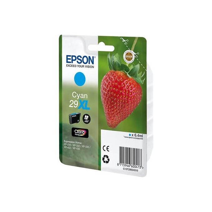 Epson Cartuccia Ciano Fragola T29xl