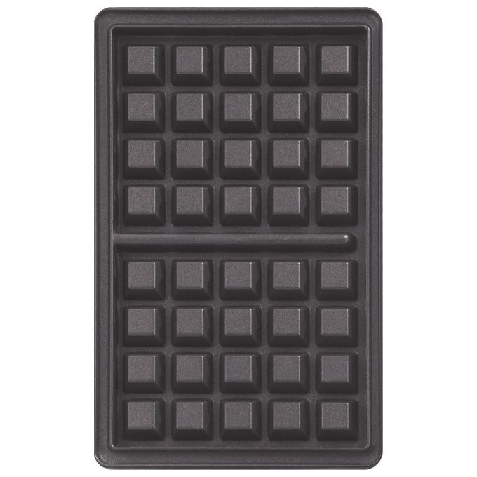 Tefal SW854D Snack Collection Tostiera Sandwich e Waffle 700W piastre antiaderenti rimovibili colore Nero