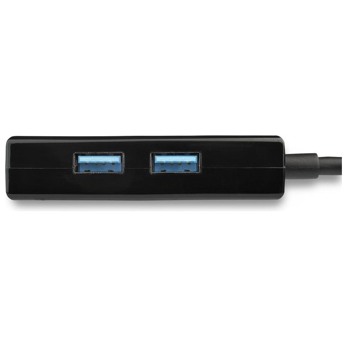 StarTech Adattatore Usb 3.0 a Ethernet Gigabit con Hub Usb a 2 Porte Incorporato